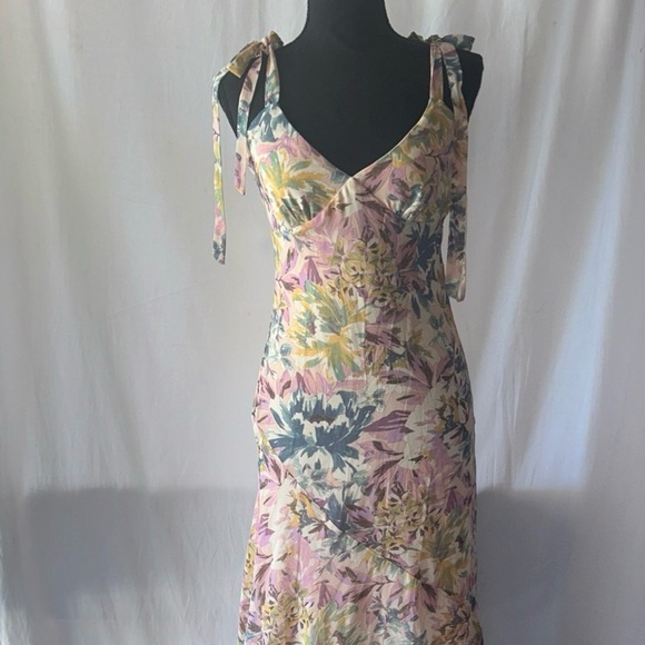 Melrose and Market Multicolor Floral Maxi Dress - Picture 1 of 6